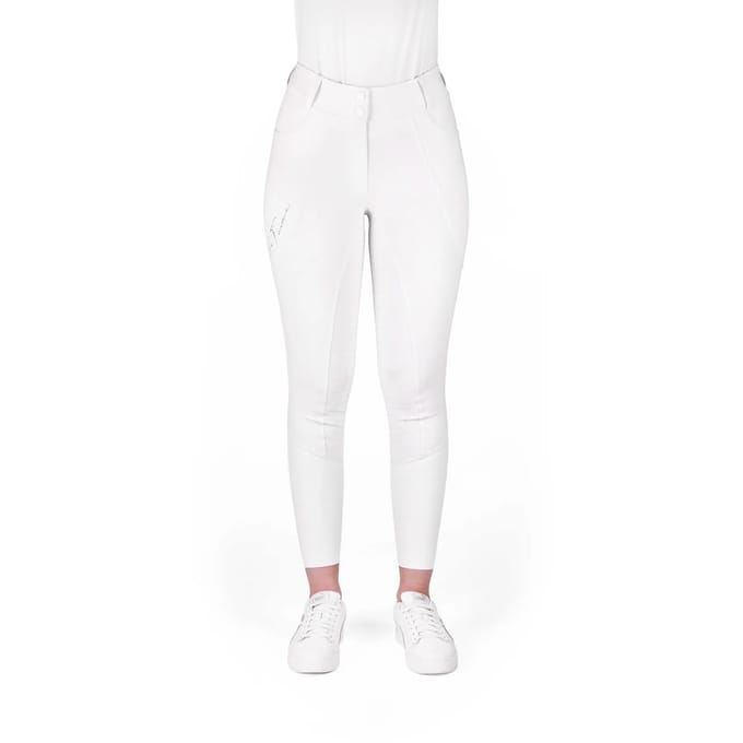 Dames wedstrijdbroek met volledige grip Equithème Elsa JTM