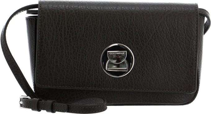 COCCINELLE Leren Schoudertas Liya Elephant Handbag Bark Blauw