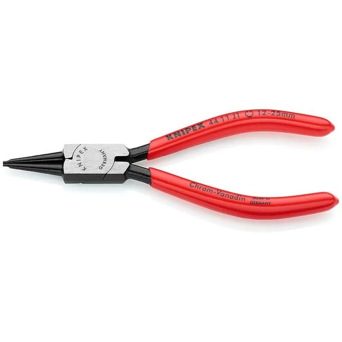 KNIPEX borgveertang J 1, voor binnenringen, boorgaten Ø 12-25 mm, rechte punten, chroom-vanadium-staal