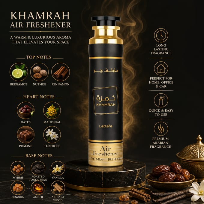 Lattafa Khamrah - Gerverstuiver - 300 ml