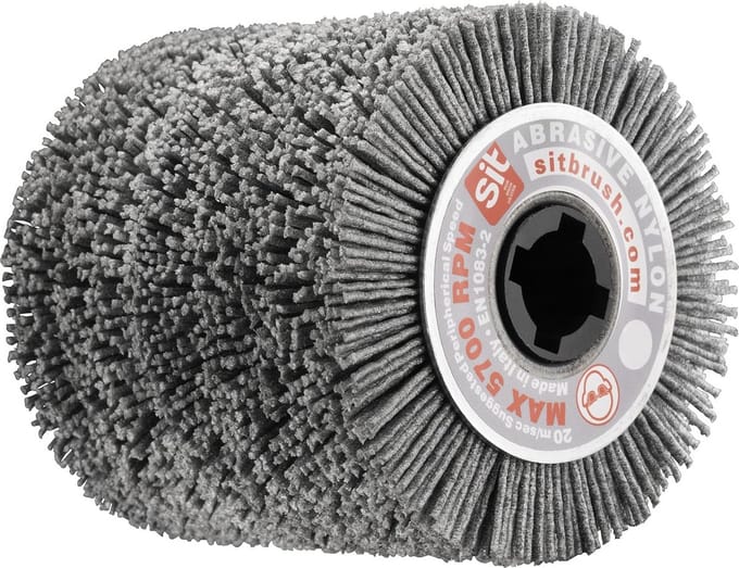 Nylon Borstelrol met Gegolfde Draad voor Slijpmachine en Boormachine - 70mm