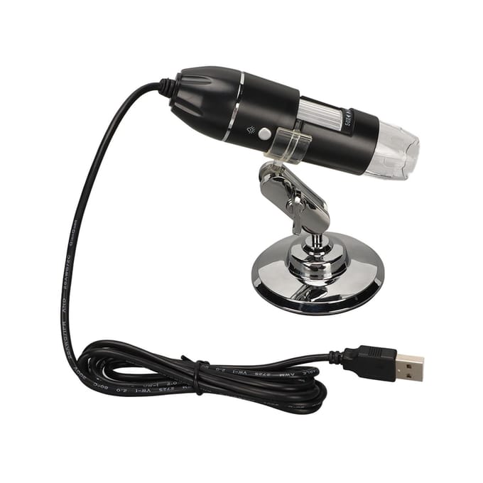 Digitale Microscoop 1600X HD Resolutie 8 LED-lampen USB Type C 2 in 1 Elektronische Digitale Microscoop