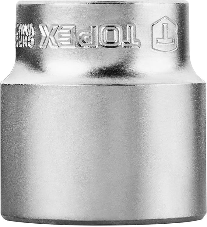 Topex - Zeskantdop 1/2" - 32 mm - Chroom-vanadium staal
