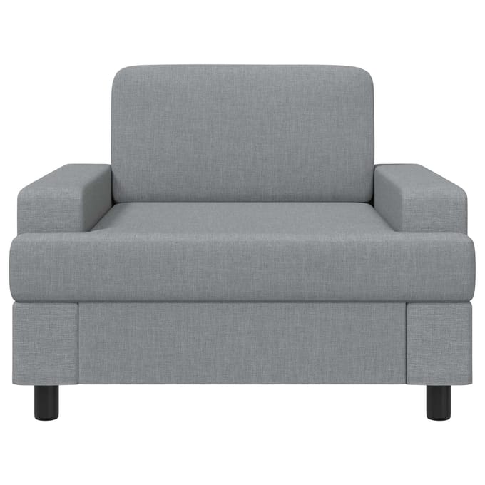 vidaXL - Fauteuil - Lichtgrijs - Stof