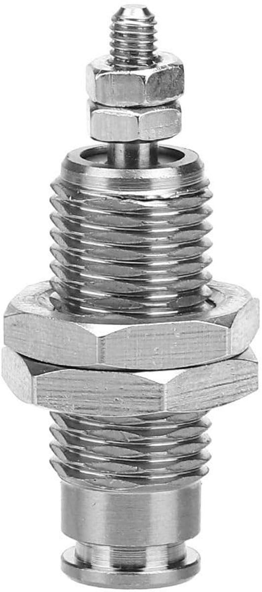 Mini Luchtcilinder - Stiftcilinder - Positioneringsapparatuur - Enkelwerkend - 6/10/15mm - Zilver