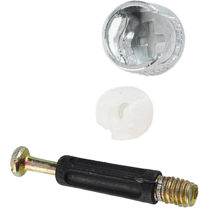 100 Sets 3in1 Excentrisch Wiel Verbindingsstuk Meubel Schroef Moer Kit Hardware Accessoires