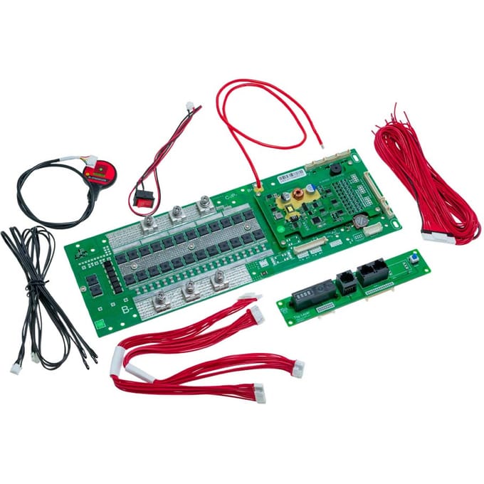 BMS-module HES LiFePO4 16S 200A set. Powerbank-bal 2A