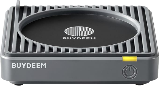 BUYDEEM OA2001 Serie - Warmhoudplaat - Inkgrijs - LED Indicatielicht - Temperatuur instellingen