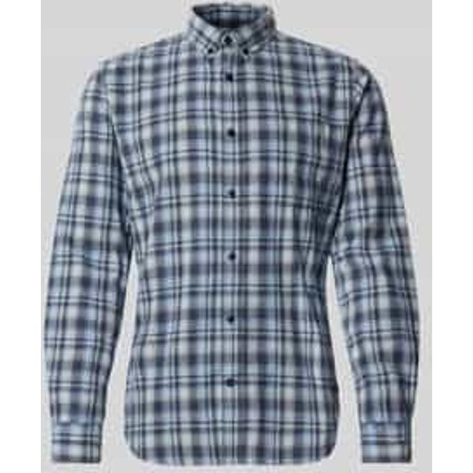 Slim fit vrijetijdsoverhemd met button-downkraag, model 'trostol'