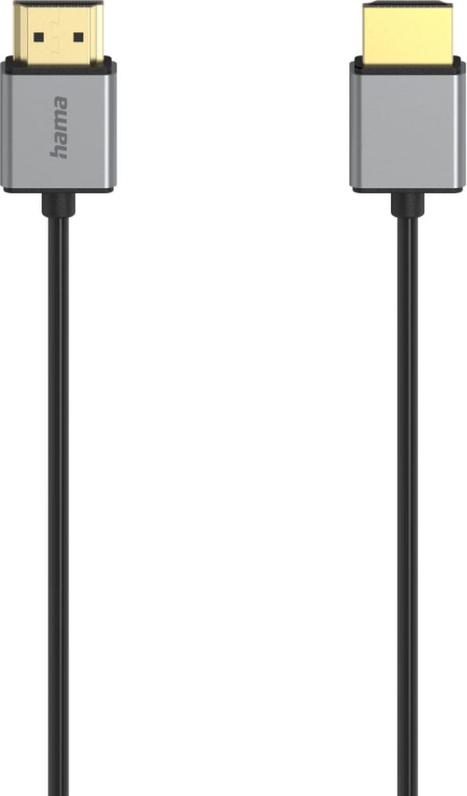 Hama 00205449 HDMI-kabel HDMI Aansluitkabel HDMI-A-stekker 1.5 m Zwart, Grijs eARC