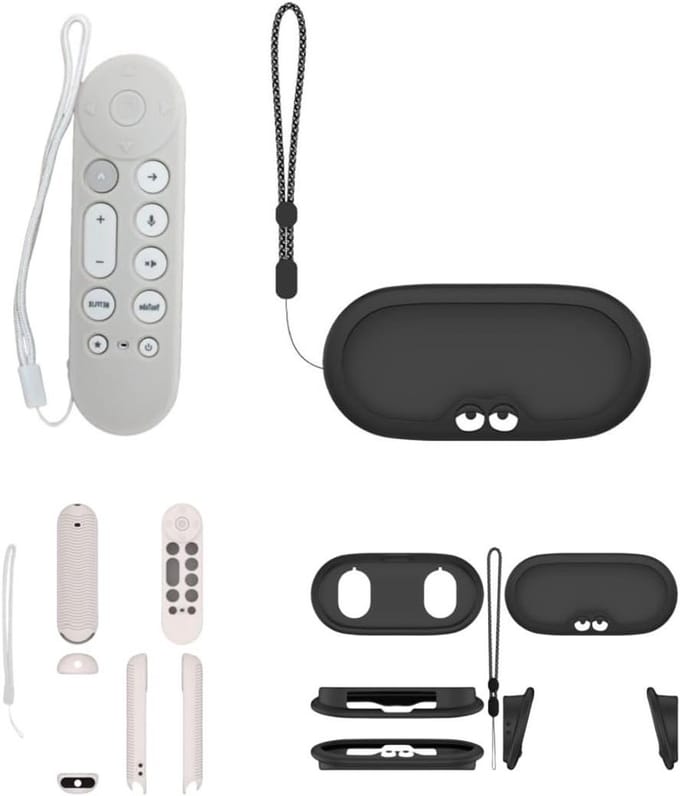 Beschermhoezen Set - Streamer Covers - Apparaten Beschermen - Schokabsorberend Siliconen - Combo Set - Wit
