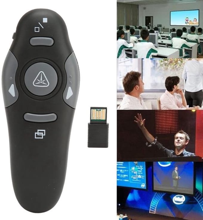 Allecto - Presentatie Clicker - Draadloze Presenter - 15 M Bereik