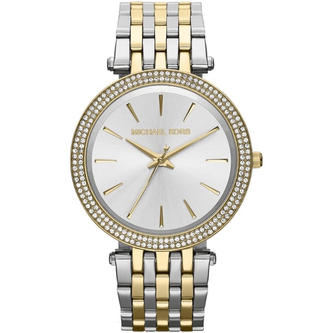 Michael Kors Darci MK3215 Dames Twee-Tone RVS Horloge 39 mm