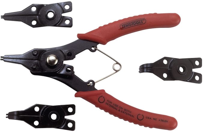 Circlips-tangen set combi 5dlg bi bu Teng Tools
