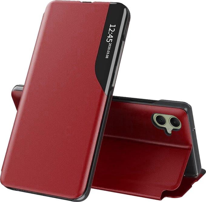 Hoesje geschikt voor Samsung Galaxy A05 - Techsuit eFold Book Case - Rood