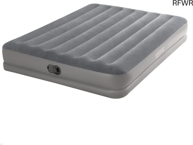 RFWR® Luchtbed met Ingebouwde Pomp - 2-Persoons Mid-Rise 152x203x30cm