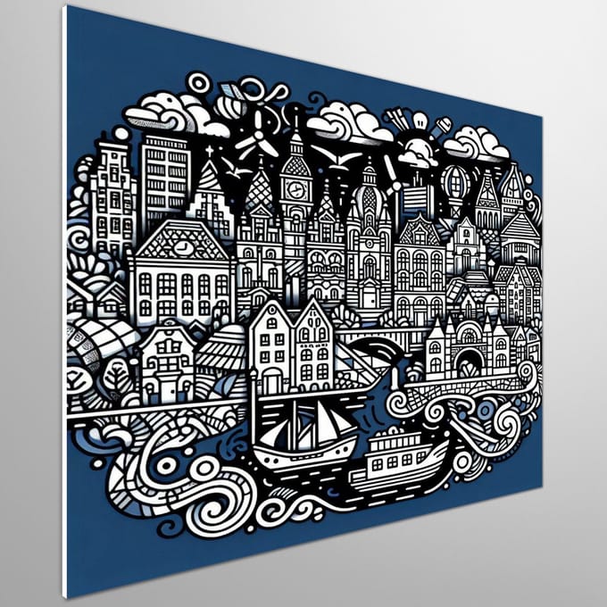 Kunstprint | Wanddecoratie | Forex | 100 × 100 cm