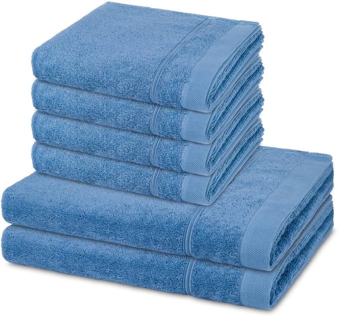 Ross Sonstiges 4 X handdoek 2 X douchehanddoek - in set 6 pack Rubin