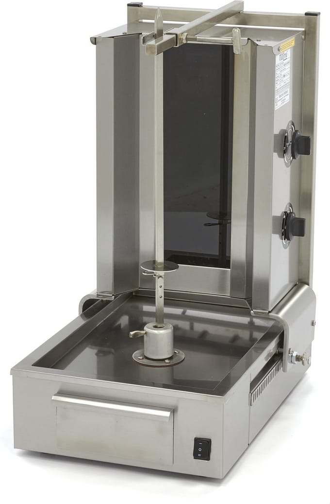 Shoarma Grill - 2 Branders - 20 Kg Vlees - Elektrisch