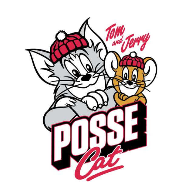 Tom and Jerry Posse Cat Trui - Wit - XXL