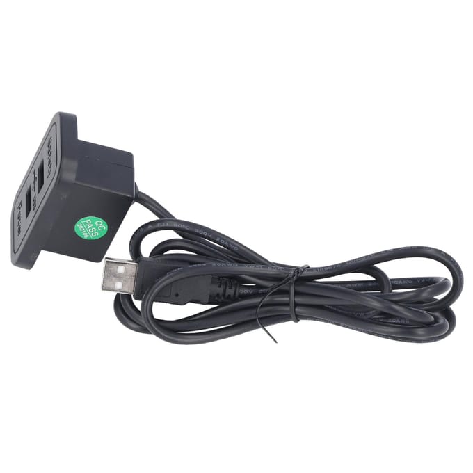 Dubbel USB-laadstation 5V Sofa Ingebouwde USB-voedingshub Bedradingsbord Stopcontact voor