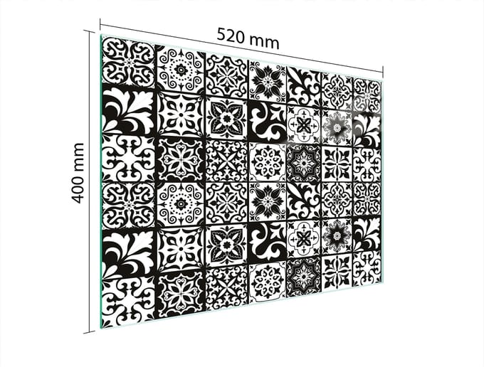TMK ArtDeko - Snijplank - Gehard Glas - 52x40 cm - Antislip