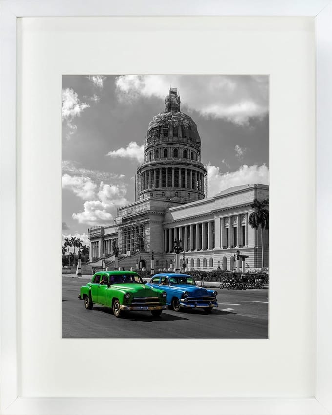 BD art - Fotolijst - 28x35 of 20x25 cm - Wit - MDF