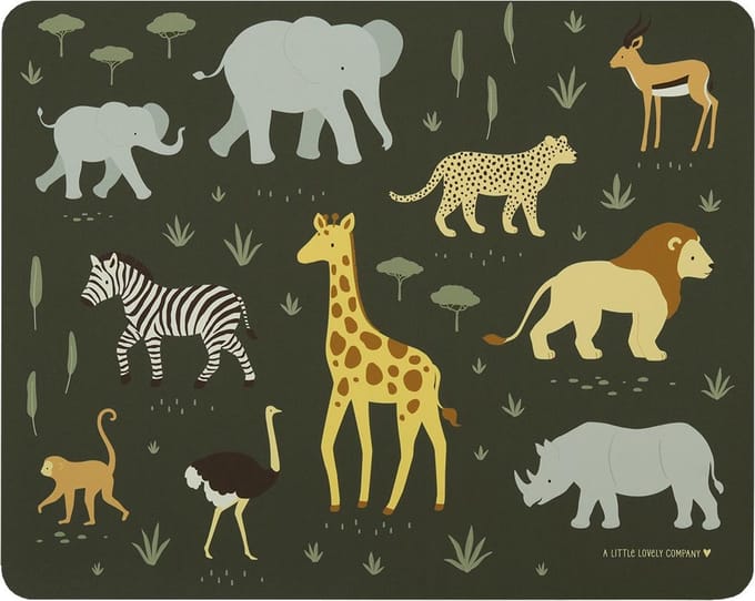 A Little Lovely Company - Placemat voor kinderen - Savanne