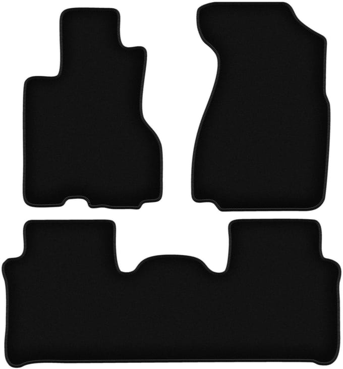 BASIC zwarte veloursmatten voor: Honda CR-V II SUV (2001-2006)