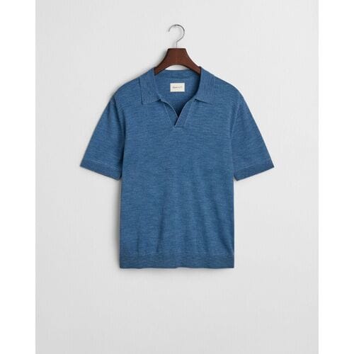 Gant poloshirt korte mouw blauw