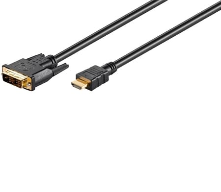 Premium DVI-D Single Link - HDMI kabel / zwart - 5 meter