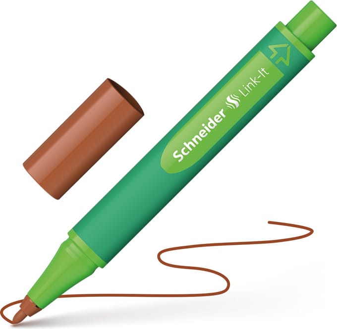 Schneider viltstift - Link-It - lijnbreedte 1,0mm - mahogany-brown - S-192007