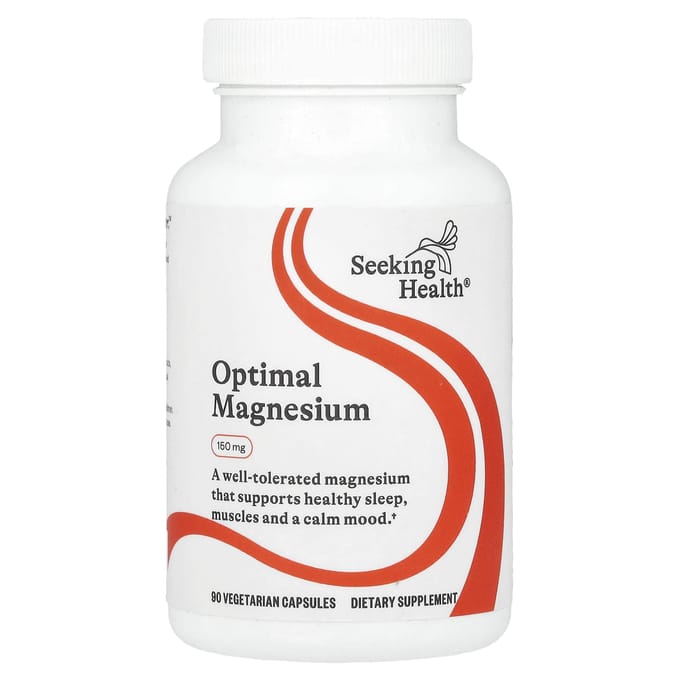Seeking Health, Optimaal Magnesium, 150 mg, 90 Veggie Capsules