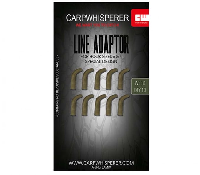 Carp Whisperer - Line Adaptor - 10 stuks - Weed