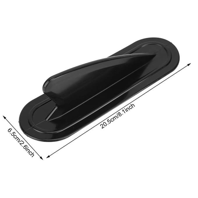 1 stuks Kajak Skeg Tracking Vin voor Opblaasbare Kano Boot Dinghy PVC Vervangingsaccessoire black