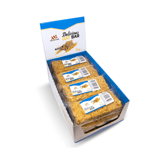 XXL Nutrition Delicious Oat Bar Natural 12 pack - 100 gram