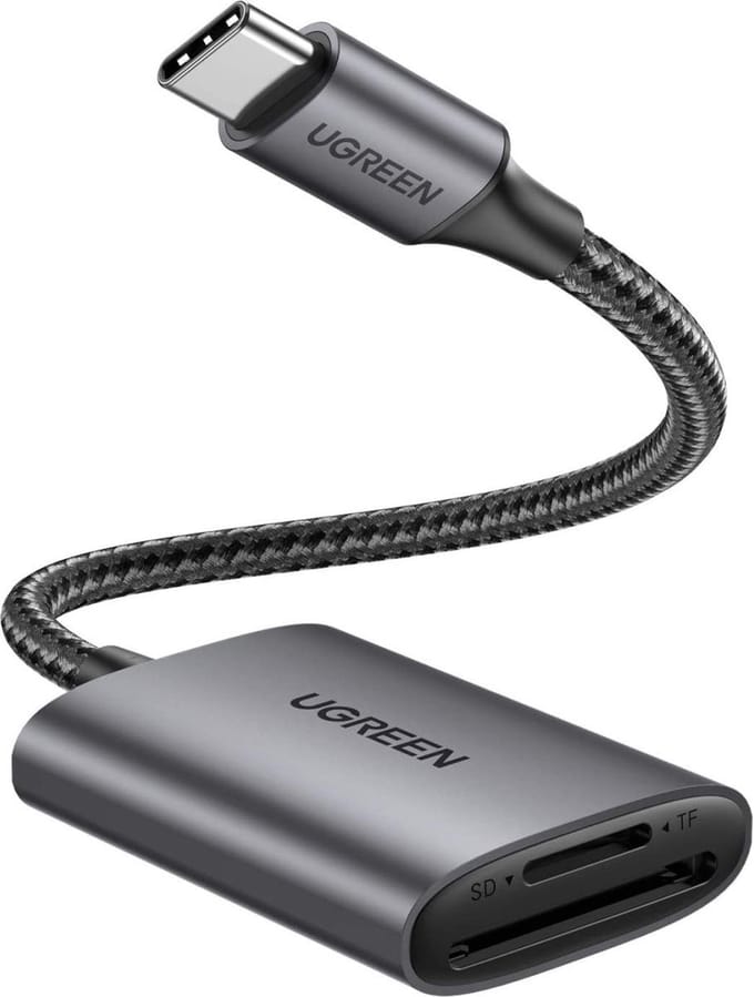 Ugreen Sd/Tf-Kaartlezer Usb C 5Gb/S Voor Laptop Telefoon Snel
