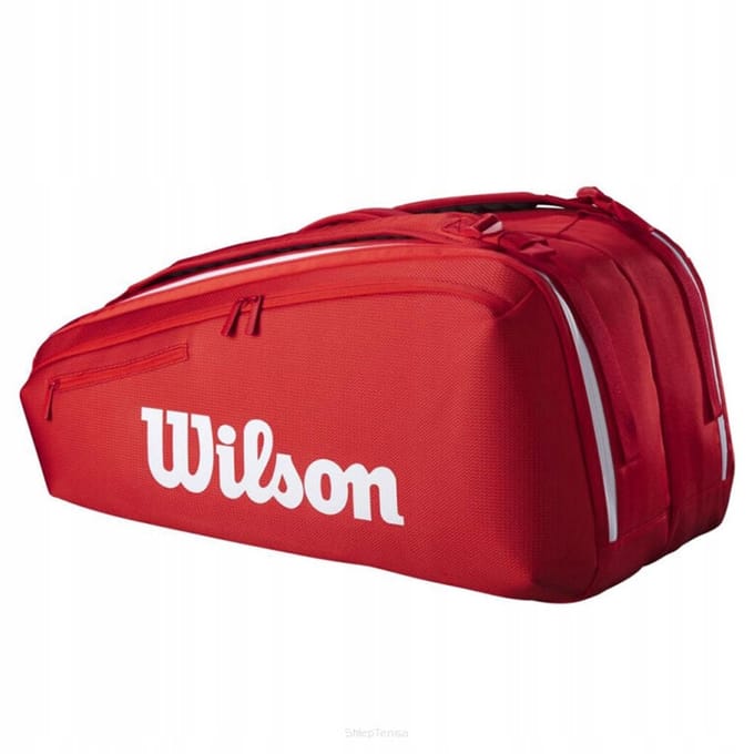 Wilson Super Tour Thermobag Tennis Rood - Ruim & Beschermend