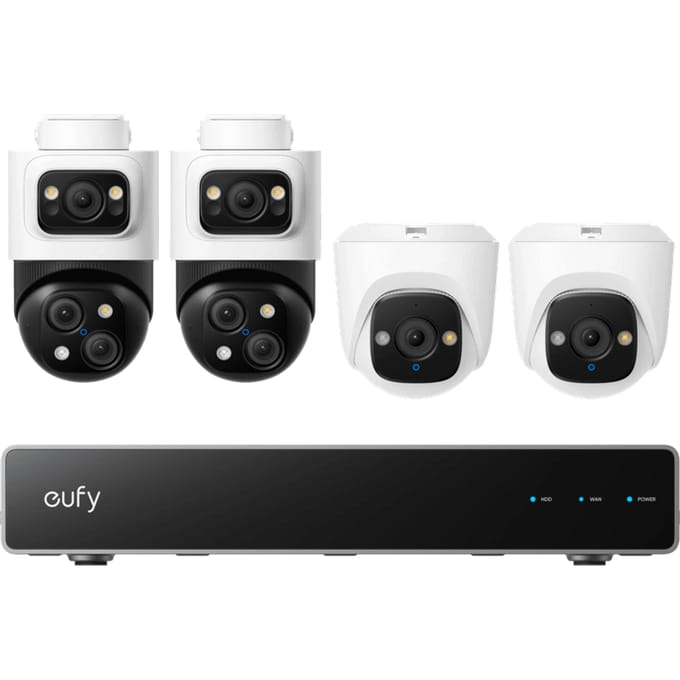 eufy NVR Security System S4 E8E00325 IP-Netwerk-videorecorderset Kabelgebonden, LAN 3840 x 2160 Pixel
