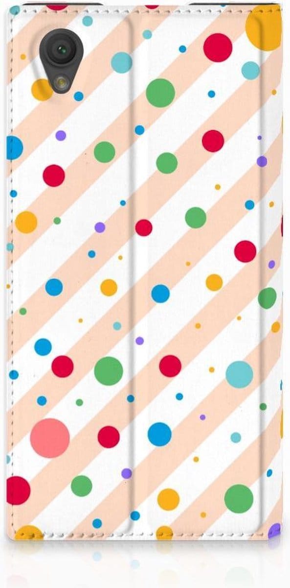 Sony Xperia L1 Hoesje met Magneet Dots
