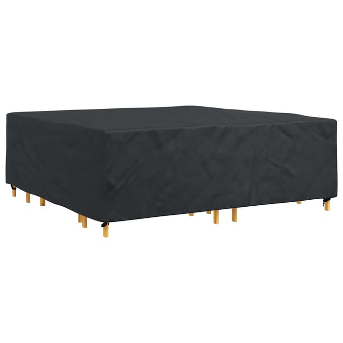 vidaXL - Meubelbescherming - Effen - Zwart - 220 - x - 220 - x - 70 - cm - 600D