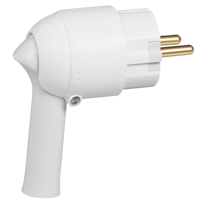 Legrand wit stopcontact met afzuighulp - 050175