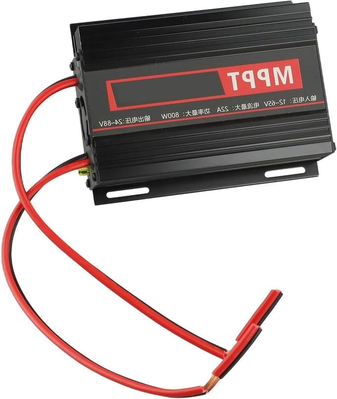 MPPT Solar Controller - Laadregelaar Zonne-energie - Energie Optimaliseren - 98% Efficiëntie - 800 W - Zwart