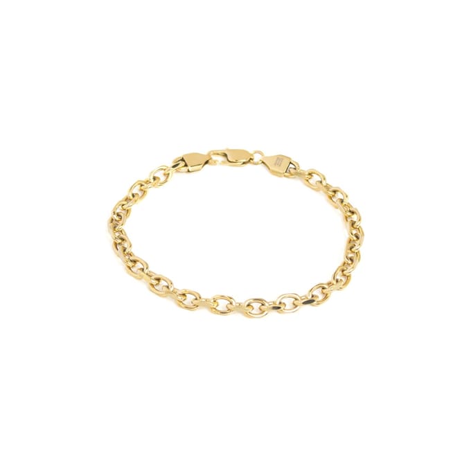 Gouden Anker Schakelarmband (L)
