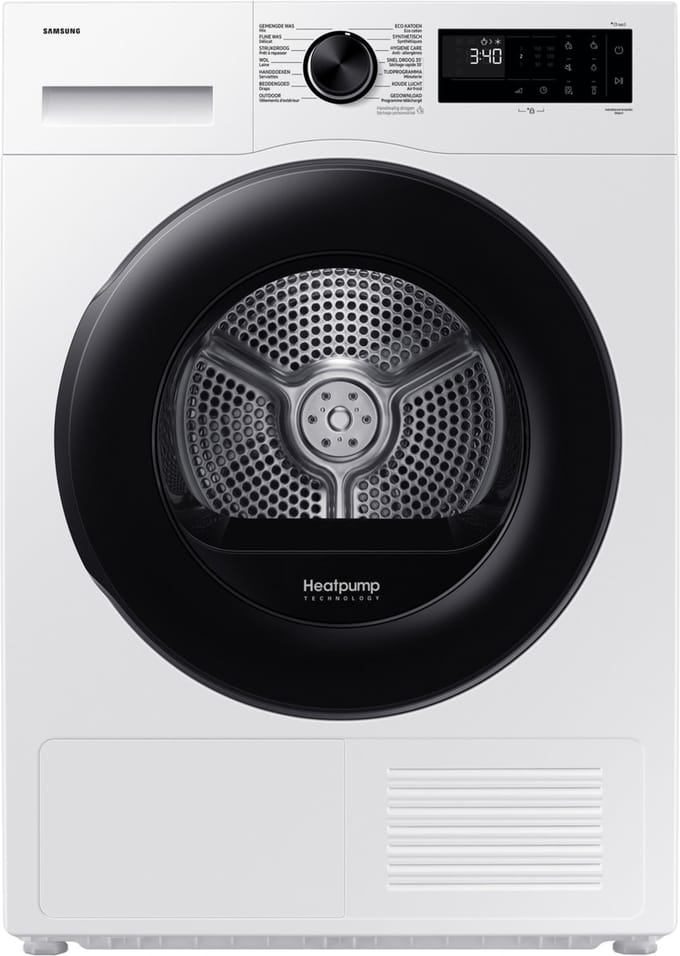 Samsung Droogkast DV9UDG52A0AEEN Optimal Dry + Quick Dry 5000-serie 9kg