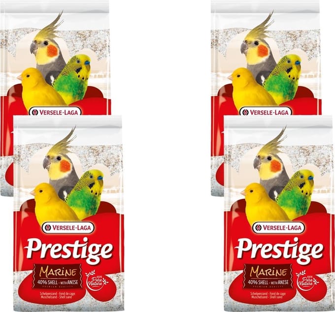 Versele-Laga Prestige Schelpenzand Marine - Vogelbodembedekking - 4 x 5 kg