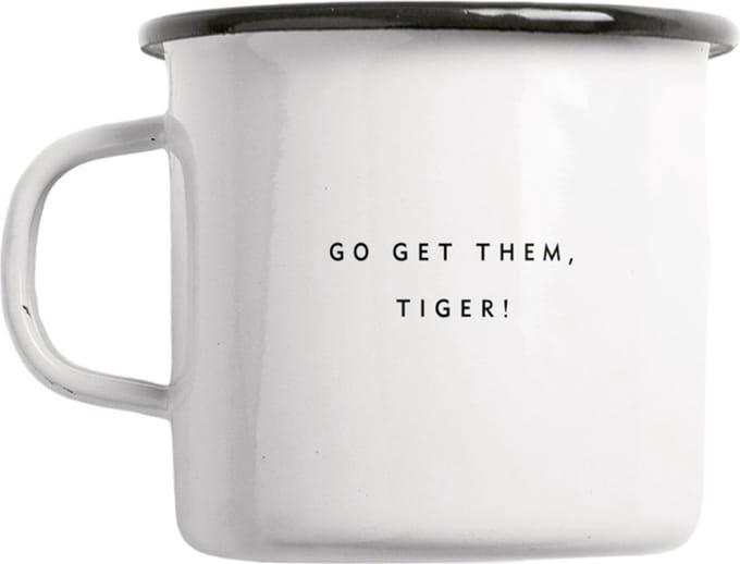 Typealive Emaille mok Tiger 300ml