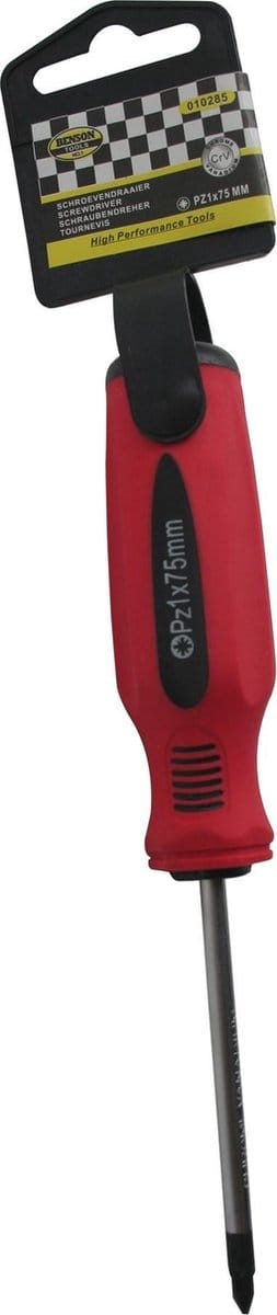 Hofftech Schroevendraaier Pozi Pz1 X 75 Oranje / zwart