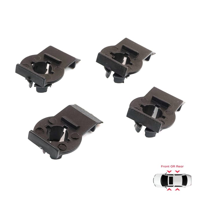 BCF784 4 Pièces Clips de Fixation de Fenêtre 51338218383 pour BMW Série 3 E46 1997-2006