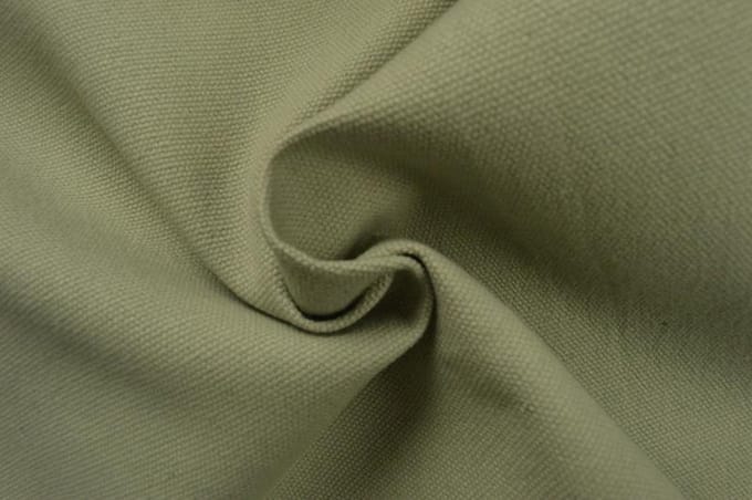 Canvas stof - Zilvergrijs - 10 meter